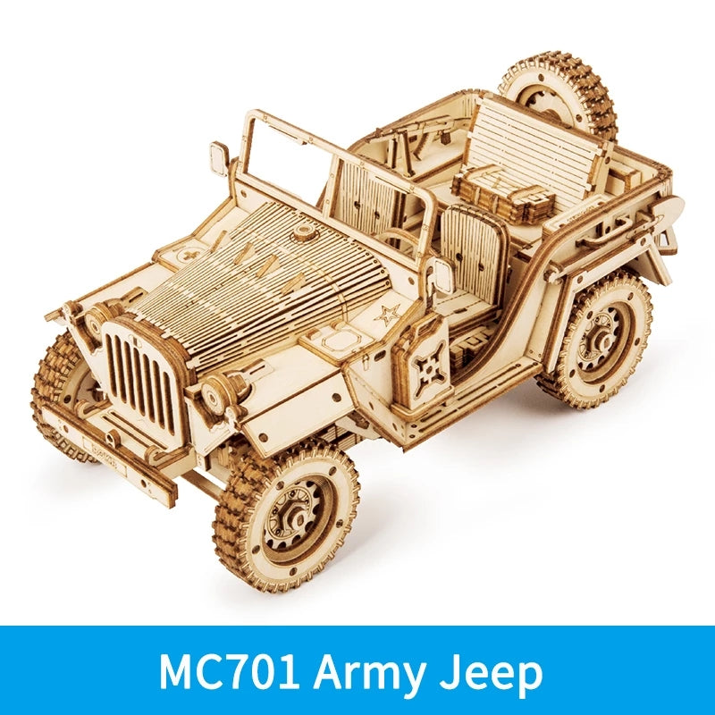 Oldtimer Vehicle (3D Wooden Puzzle)