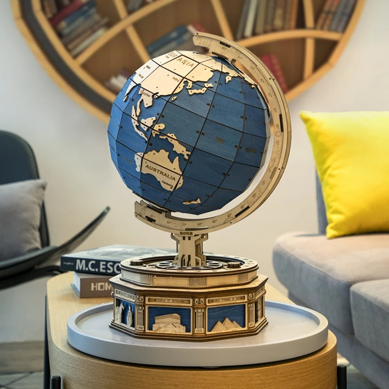 Globe Earth (3D Wooden Puzzle)
